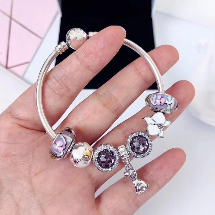Vòng Bạc S925 ALE Cao Cấp - Vòng Charm Bạc Chuẩn S925 - Mã sản phẩm VONGBAC_DN160