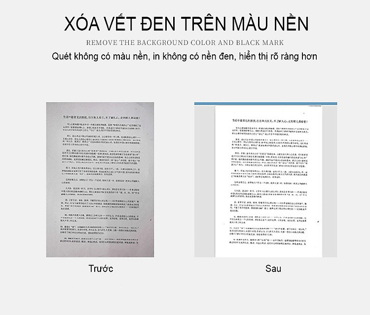 Máy Scan Màu Di Động Với Camera Kép Tự Động Lấy Nét Tích Hợp Đèn LED Trợ Sáng - Kèm Chân Đế Cứng K-1002