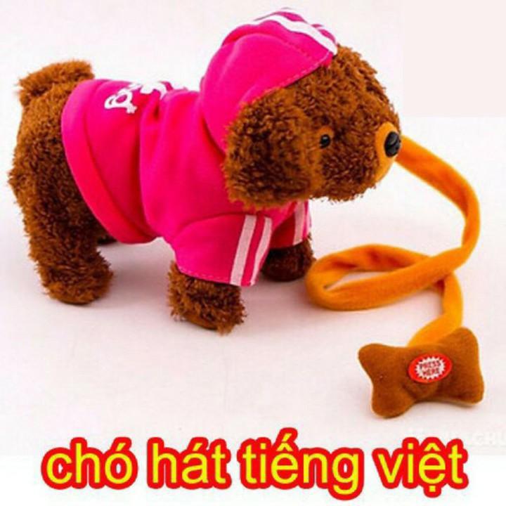Chú chó lông xù mini biết đi, biết hát, biết lắc mông cực Cute cho bé yêu, đặt biệt hát tới 260 bài hát Tiếng Việt