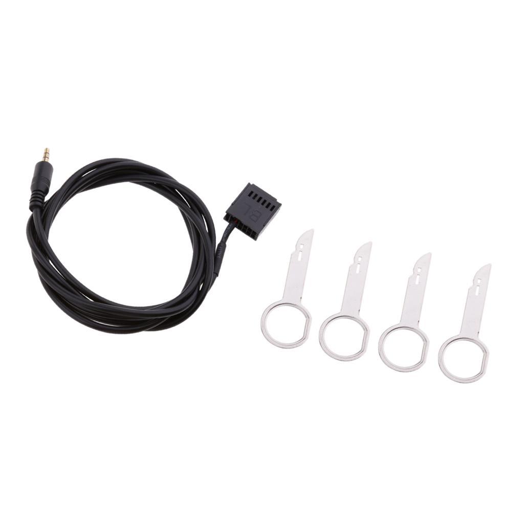 Car 3.5mm Male AUX Audio Radio Interface Adapter Cable for   Focus