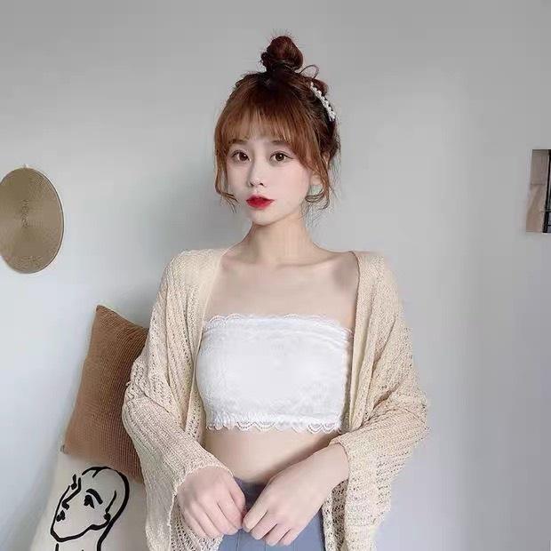 ÁO BRA ren hoa cài sau KHÔNG DÂY có đệm mềm hàng loại 1 siêu gợi cảm dễ phối đồ