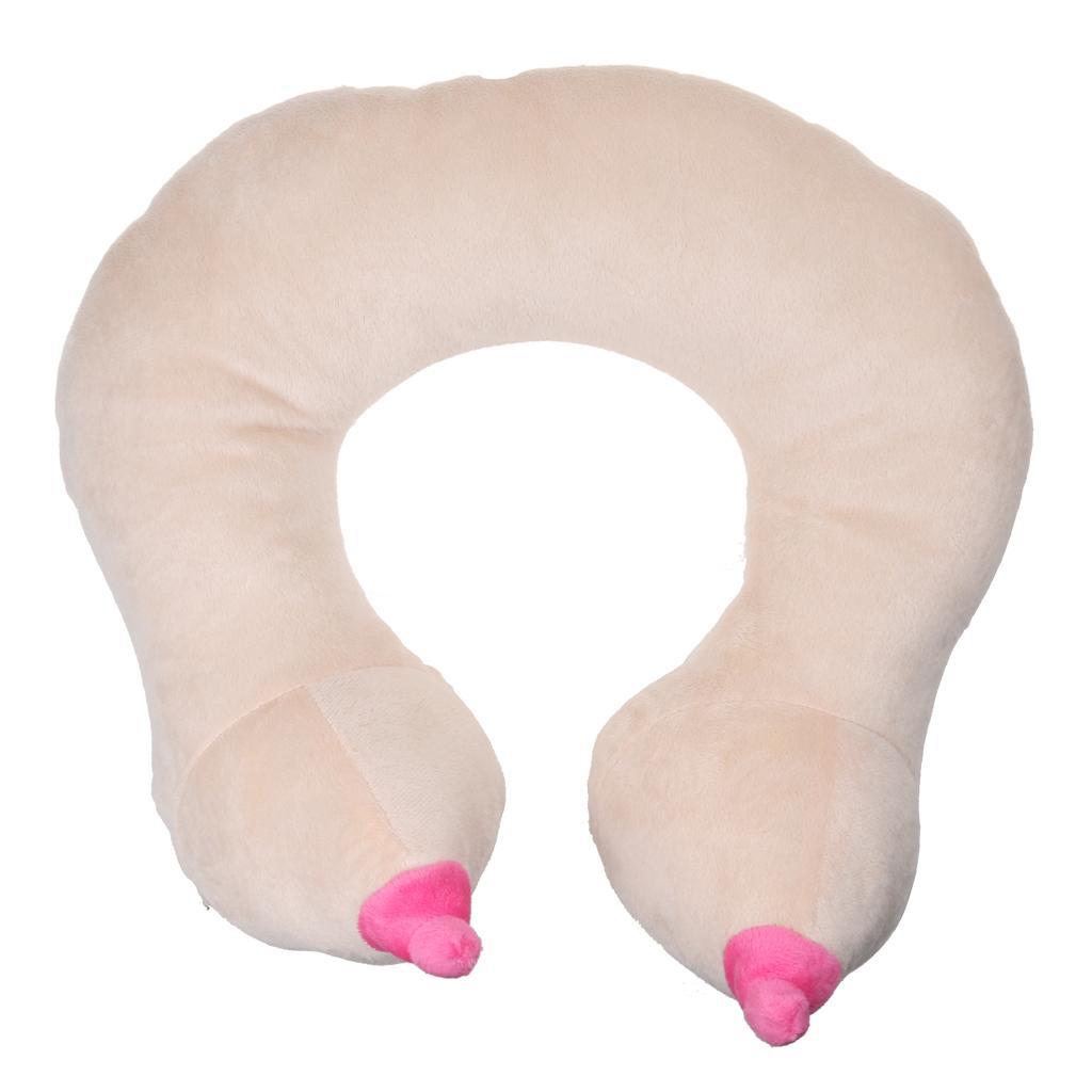 Soft Plush Comfort Neck Support Boob Boobie Cushion Pillow Novelty Adult