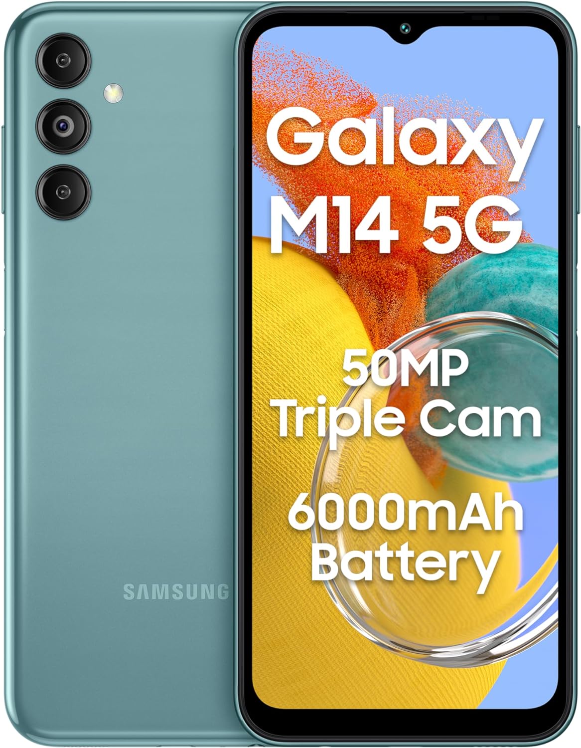 Hình ảnh Điện thoại Samsung Galaxy M14 5G (4GB/64GB) - Hàng chính hãng - Đã kích hoạt bảo hành điện tử