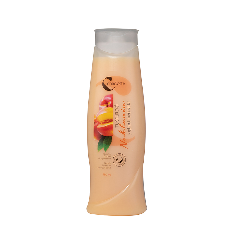 SỮA TẮM TRẮNG DA, TẨY TẾ BÀO CHẾT. CHARLOTTE QUẢ XUÂN ĐÀO VÀ SỮA CHUA 750ML