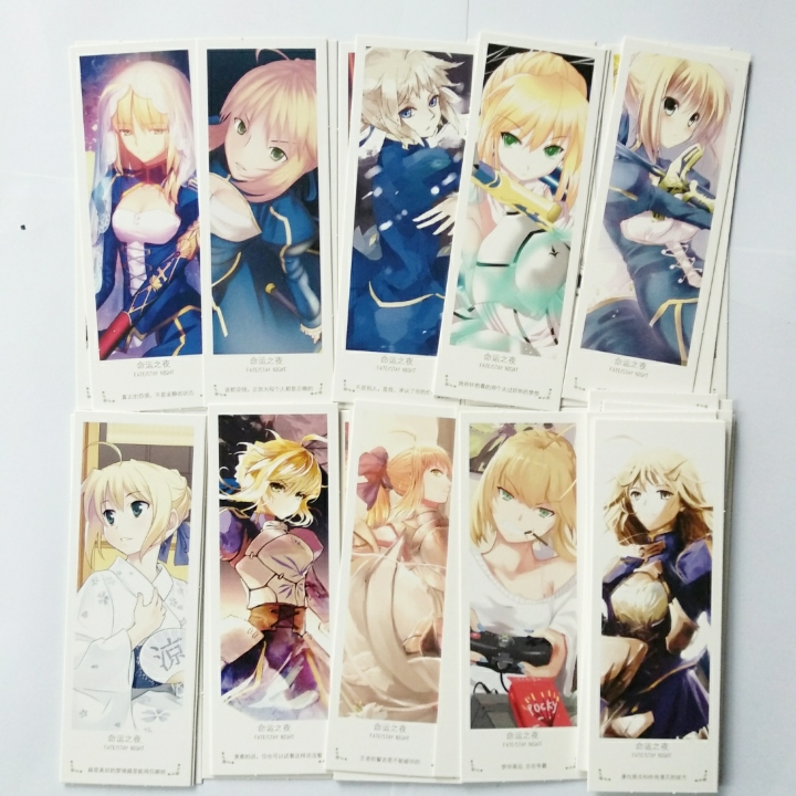 Bookmark Anime Fate stay night  hộp 36 tấm