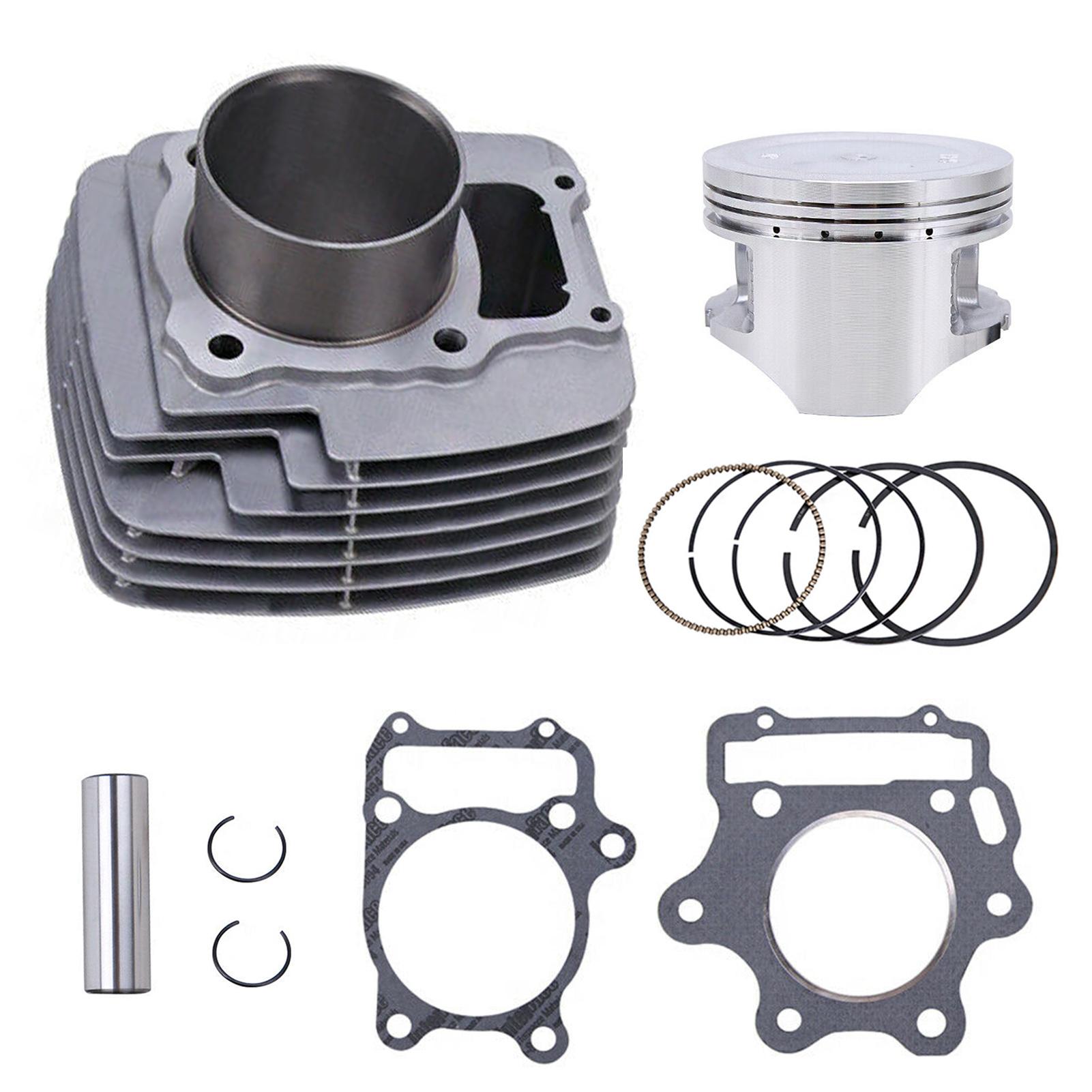 Cylinder Piston Gasket Top End Rebuild Kit Replacement For Honda Rancher TRX350 2000-2006
