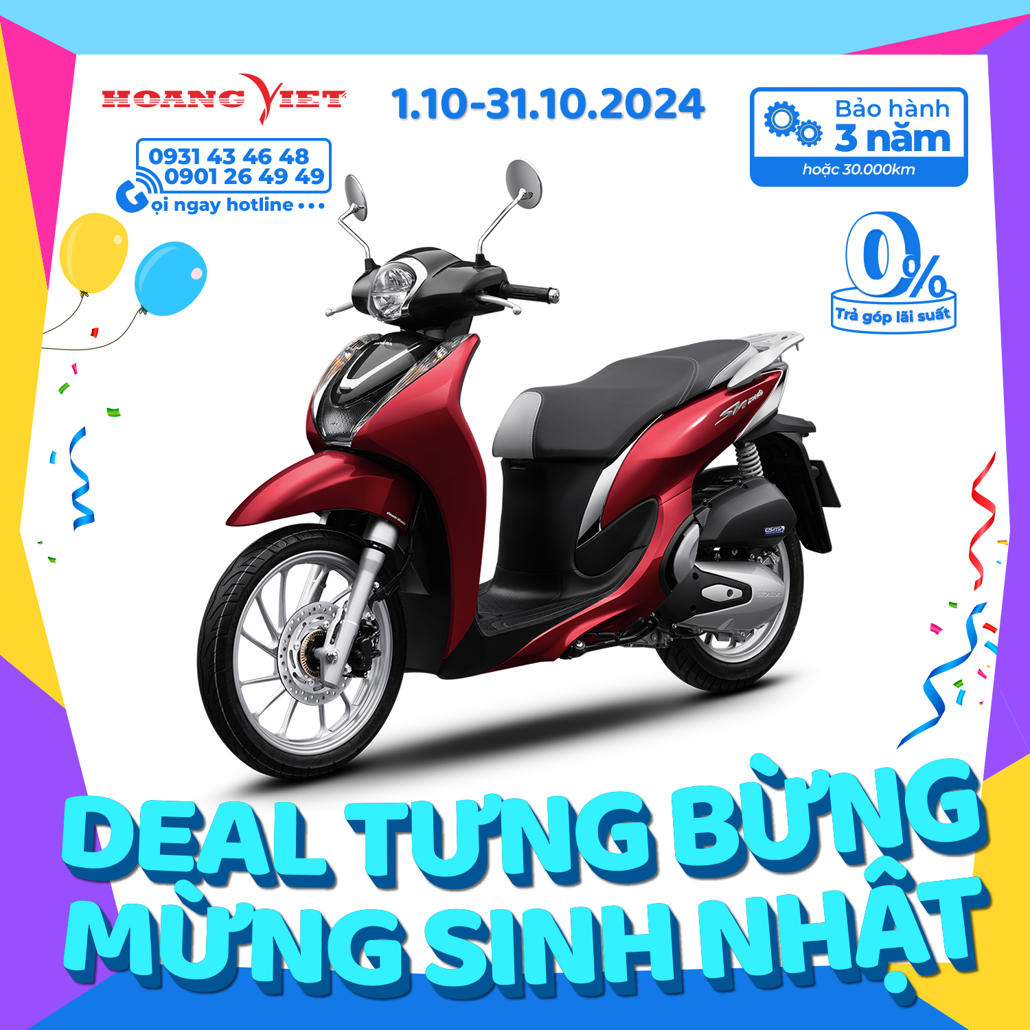 Xe Máy Honda SHMODE 2024 - Phiên Bản Cao Cấp