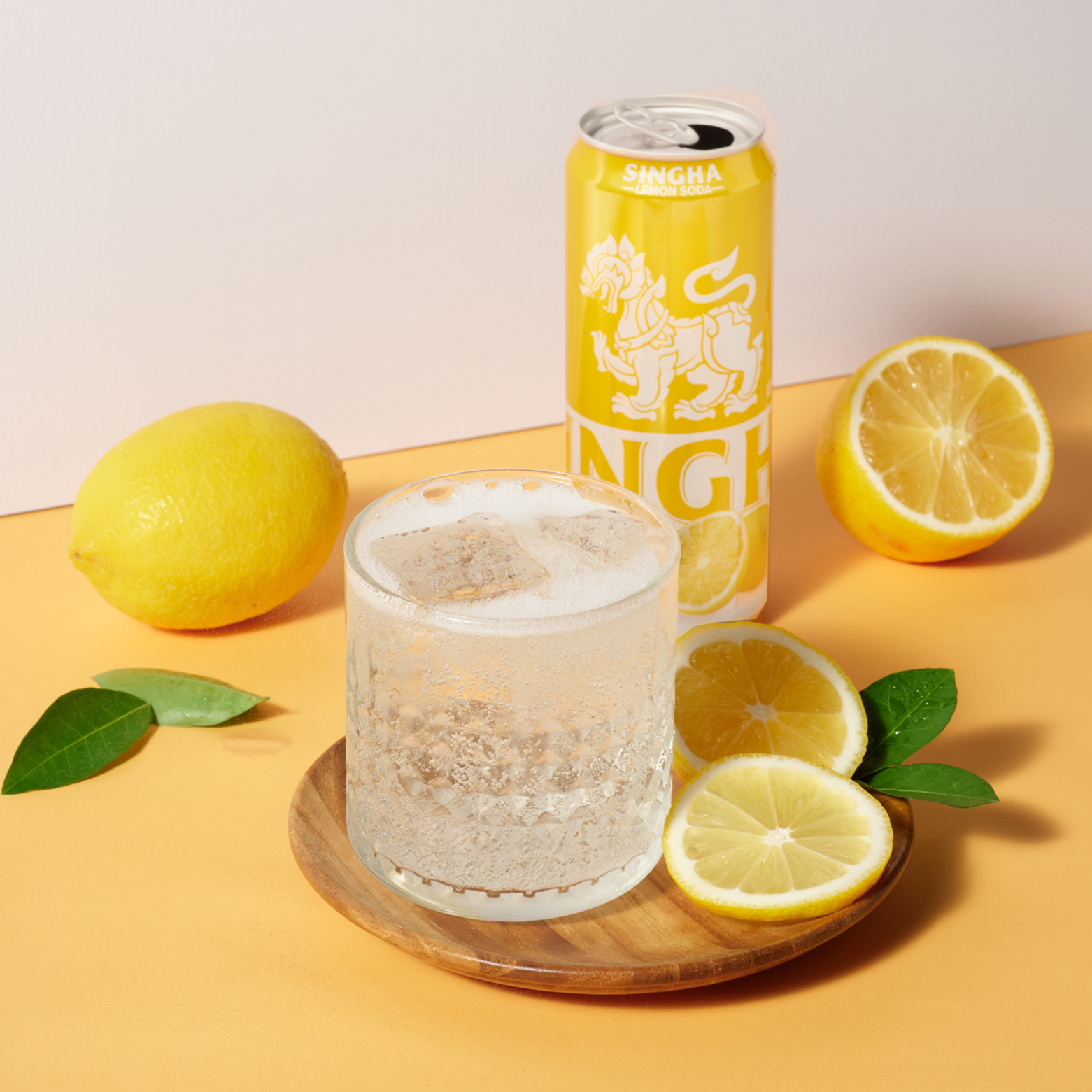 Nước soda lemon SINGHA can x 330 ml