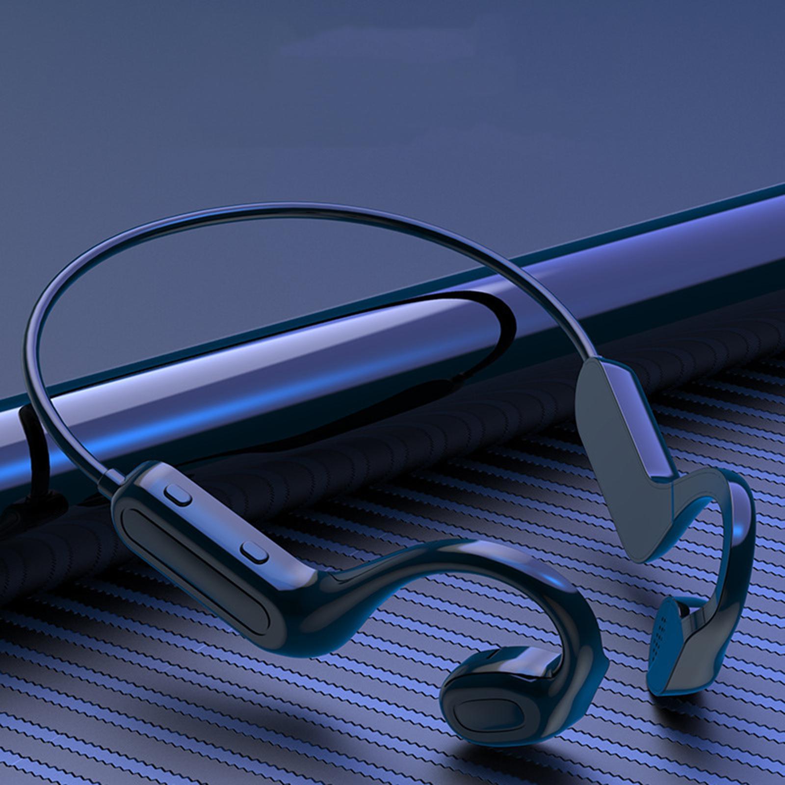 Q02 Conduction Headset with microphone rophone Ear Titanium
