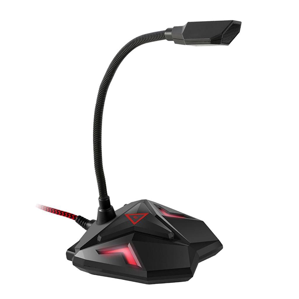 Portable USB Audio Microphone Mic for Desktop PC Computer #2