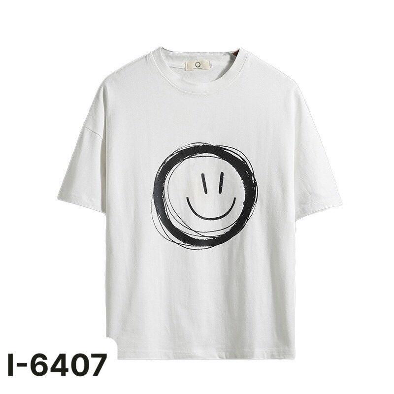 Áo Thun Nam Tay Lỡ UNISEX Hình Mặt Cười Đơn Giản - CÓ SIZE LỚN
