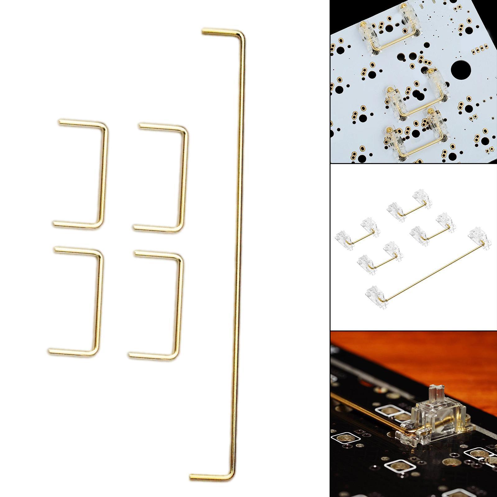 2U 6.25U Axis Steel Wire for Mechanical Keyboard 6.25U and 4x2U