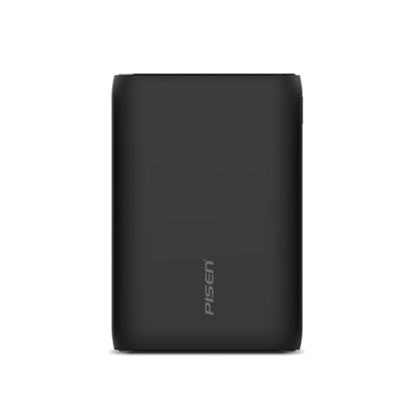 Sạc dự phòng Pisen Easy Power 5 10050mAh (Type-C, Micro USB) Black - Hàng Chính Hãng