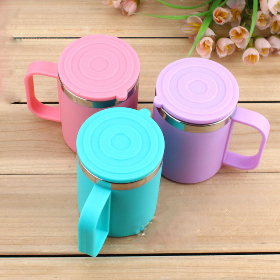 Bộ 3 cốc giữ nhiệt có quai cầm tiện lợi - Hàng nội địa Nhật