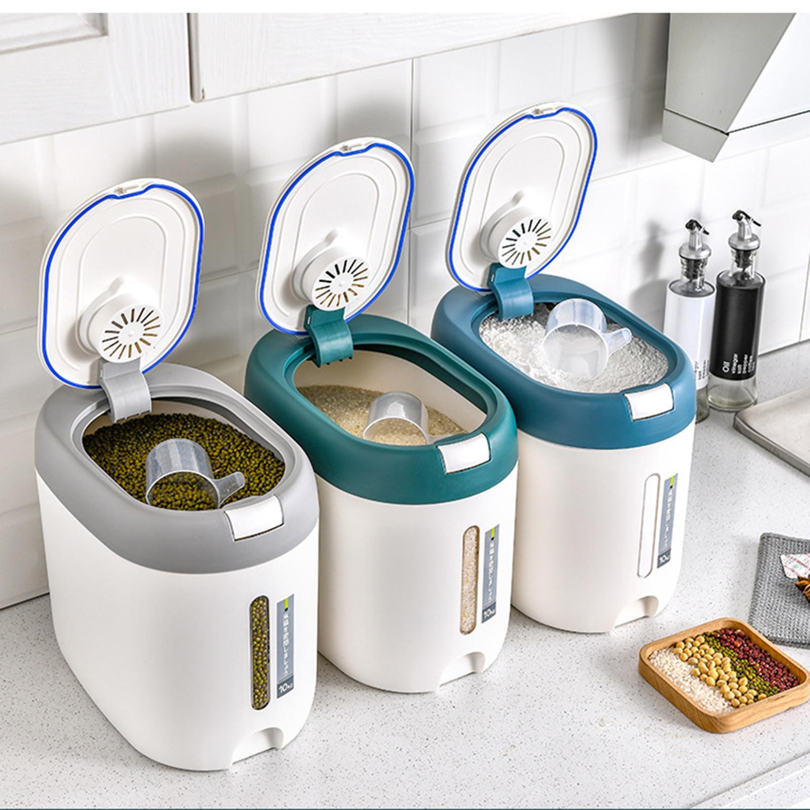 2pcs Insect-Proof Rice Bucket Household for Home Kitchen Container