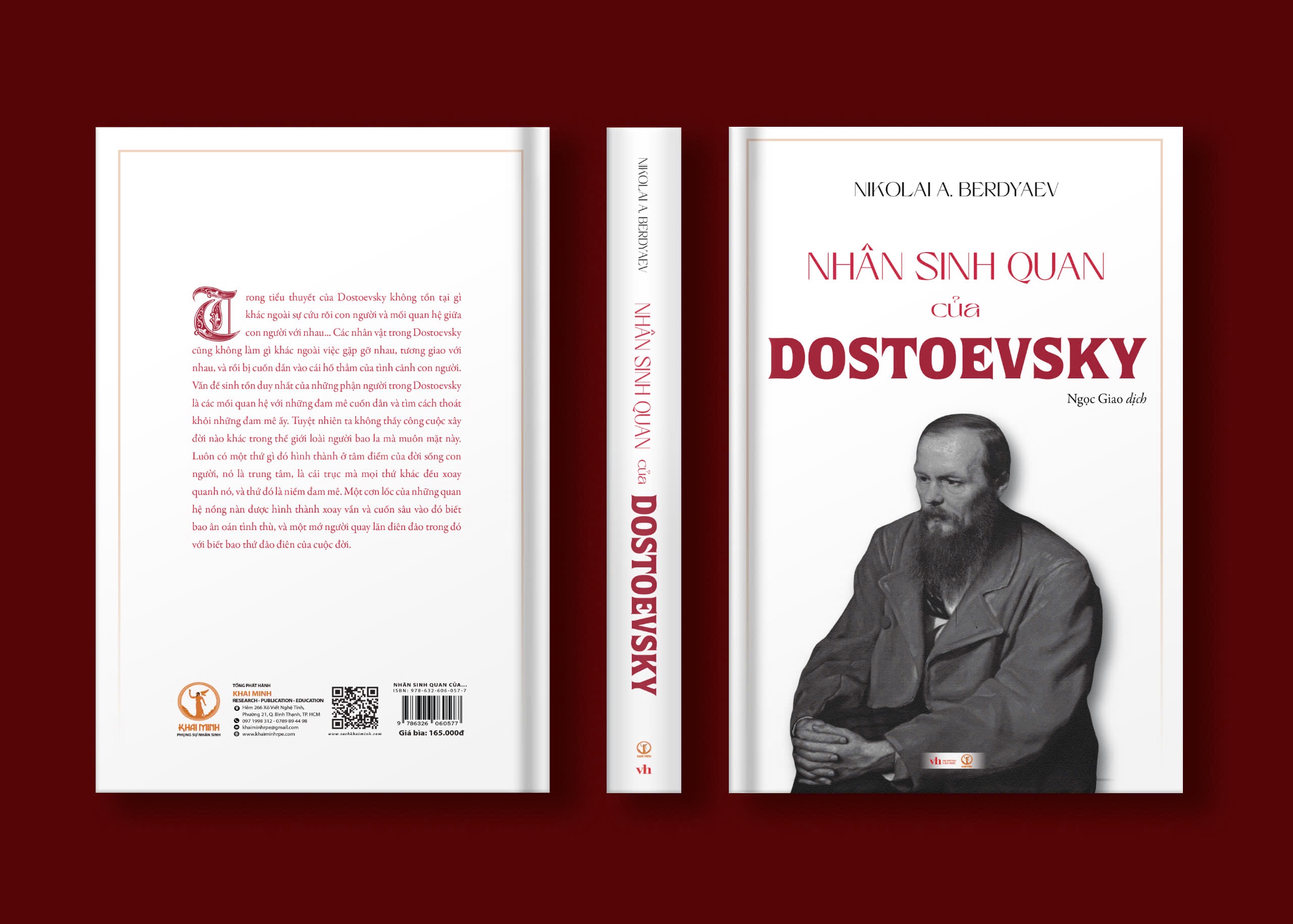 Sách Bìa cứng - Nhân sinh quan của Dostoevsky - KM165