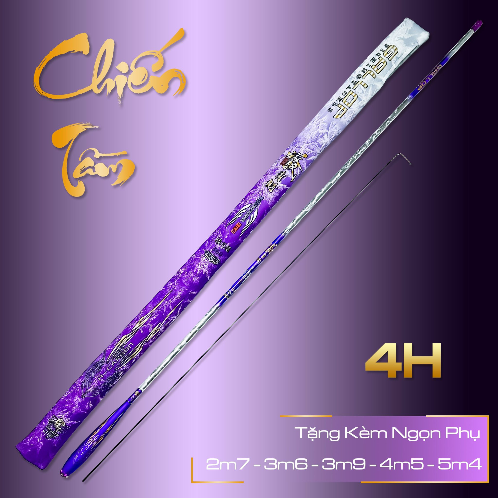 Cần Câu Đài Nội Địa Trung Chiến Tầm 4H Chuyên Rô Diếc Câu Cảm Giác