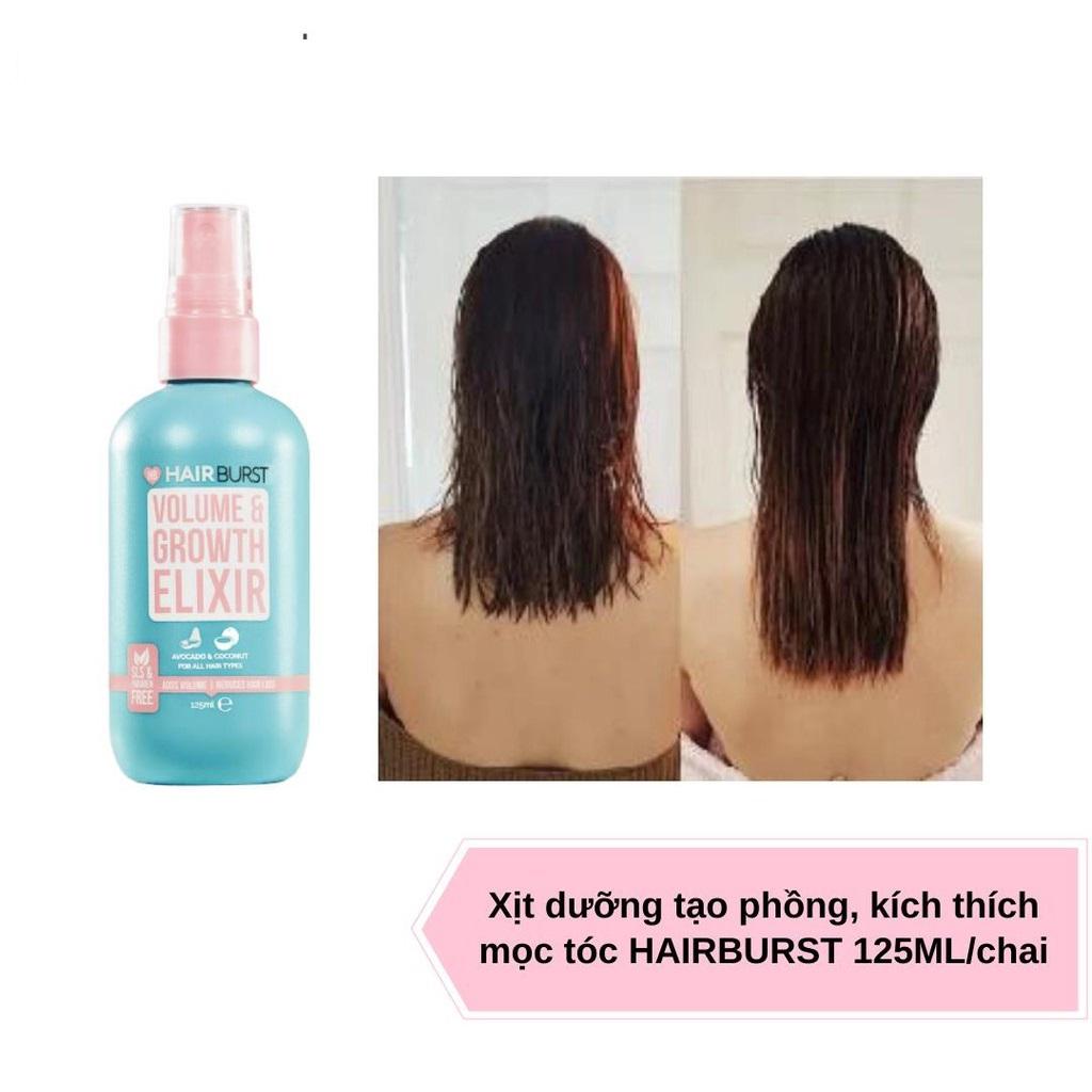 Xịt Dưỡng Tóc Hairburst Volume and Growth Elixir Tạo Độ Phồng Và Kích Thích Mọc Tóc 125ml