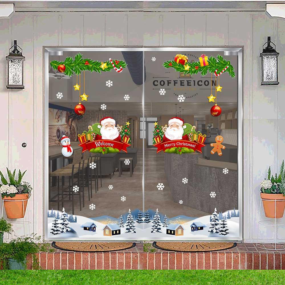 DECAL TRANG TRÍ NOEL 2021 COMBO SỐ 48
