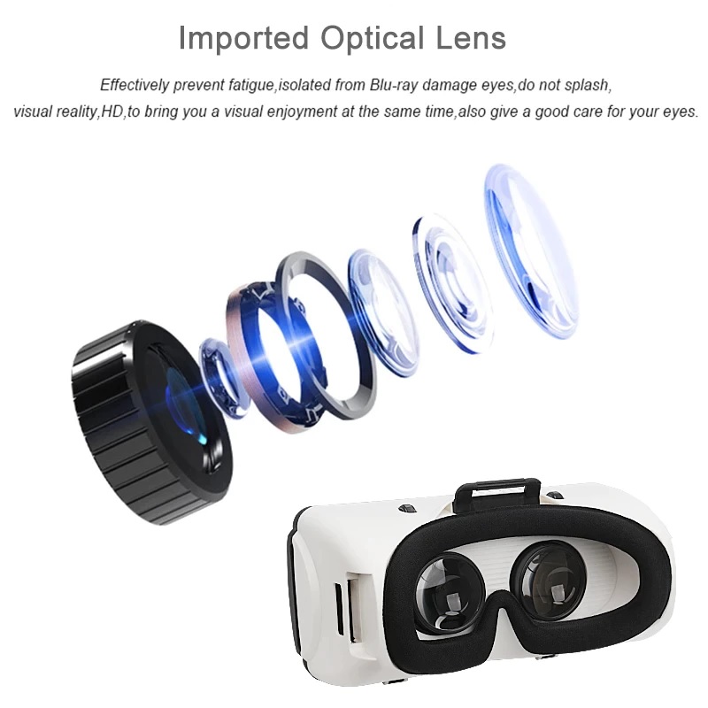 Kính Thực Tế Ảo VR SHINECON SH-G06D Cho Điện Thoại 4.7-6.0 inch - Hàng Nhập Khẩu