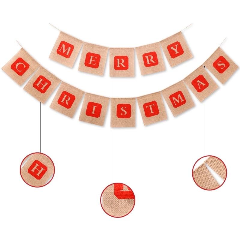 Set 2 Banner Trang Trí Giáng Sinh