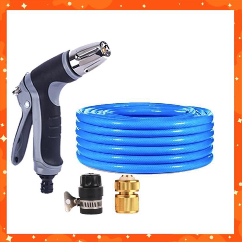 Bộ dây và vòi xịt tăng áp rửa xe tưới cây 15M  206817