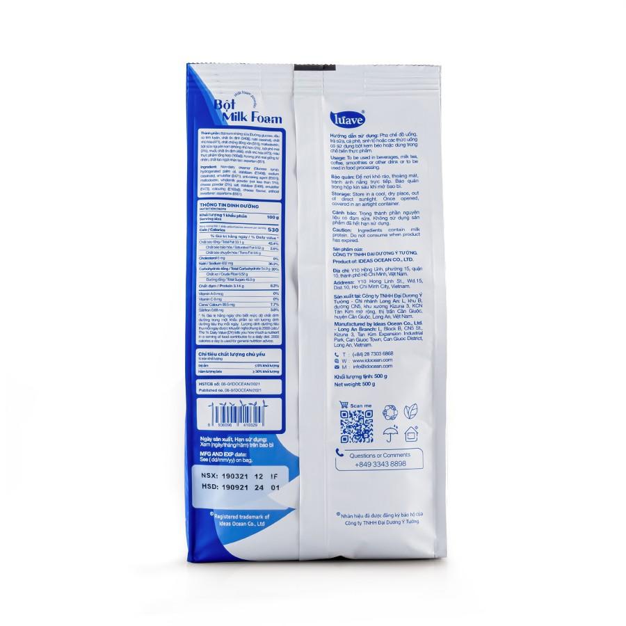 Bột Milk Foam Phô Mai - LÚAVE - 0.5kg