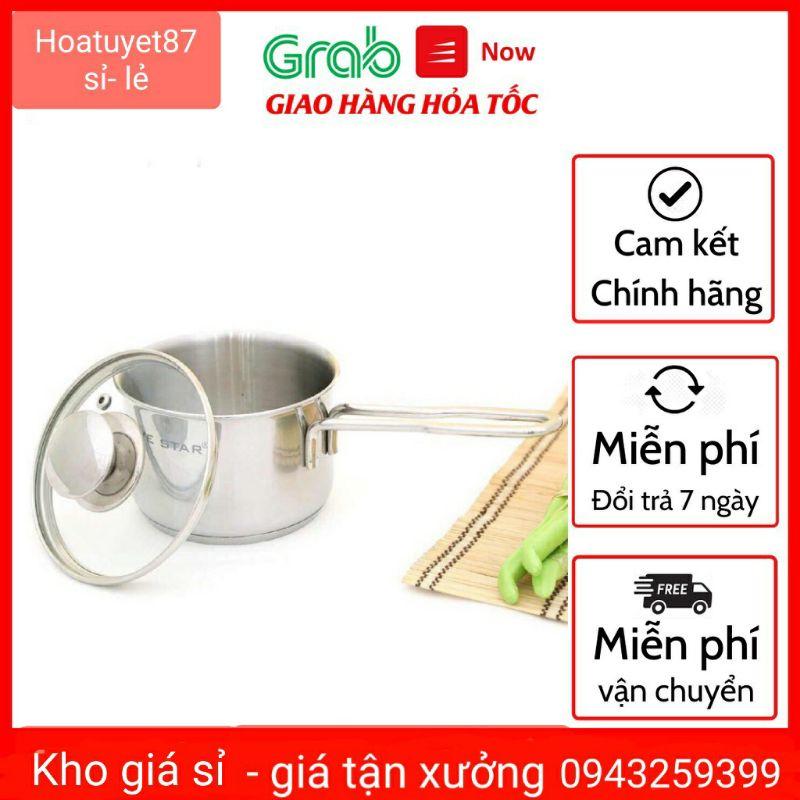 Nồi nấu bột quánh 3 đáy chống dính Fivestar inox 12cm,14cm