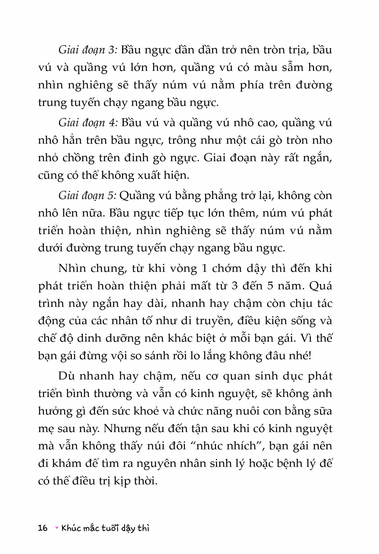 Khúc mắc tuổi dậy thì - Tủ sách Giáo dục Giới tính tập 1