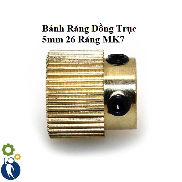 Bánh Răng Đồng Trục 5mm 26 Răng MK7