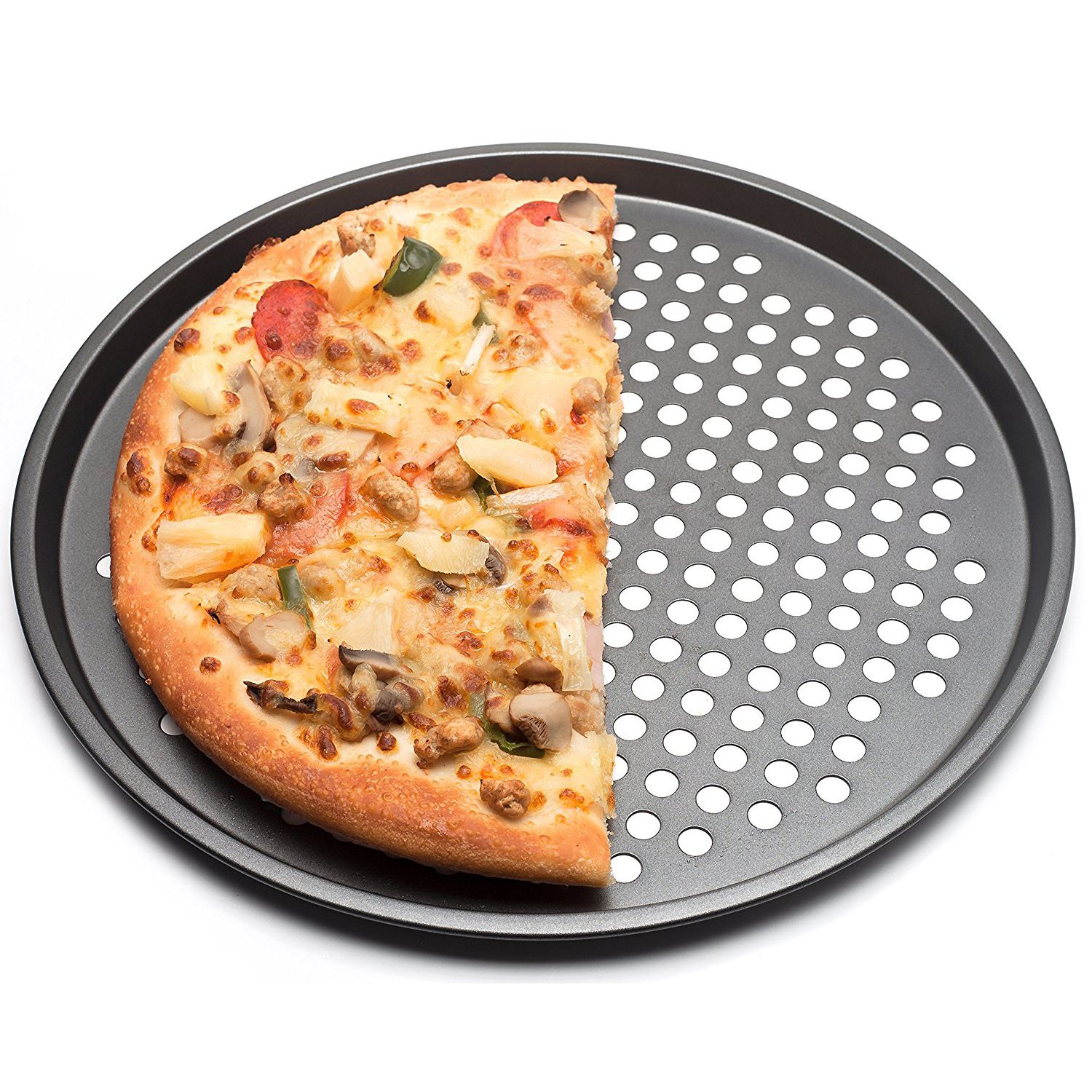 Khay Pizza Đục Lỗ Chống Dính / Khuôn Nướng Pizza Kích Thước 24.5cm