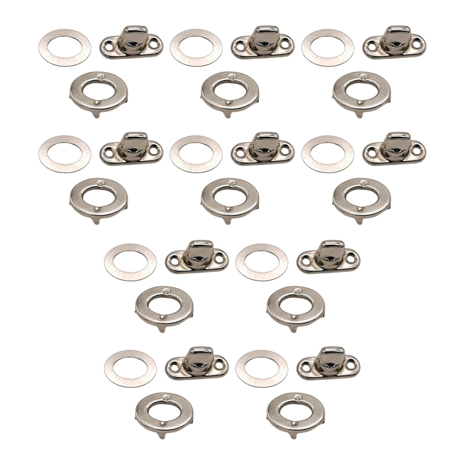 10 Pieces Rotary Button Bag Twist Lock Accessories Buckles for Jewelry Boxes