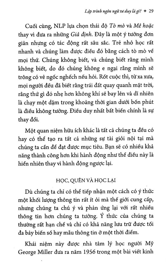 NLP Căn Bản (Tái Bản)