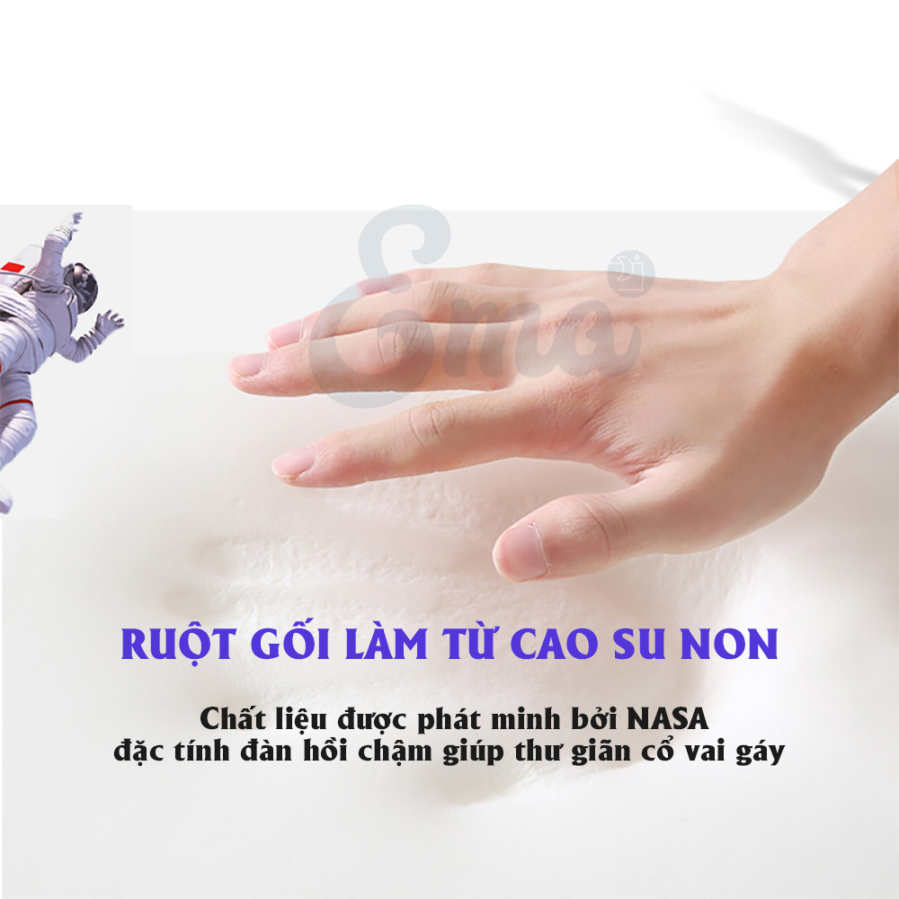 Gối ngủ trưa văn phòng Ema thế hệ thứ 3 - Không tê tay, không đau cổ, không tạo vết hằn trên mặt  - Dành cho dân văn phòng, sinh viên...