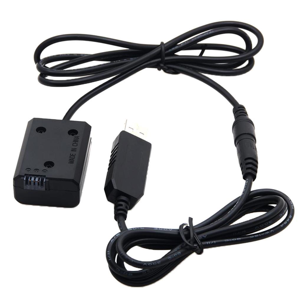 NP-FW50 Power Adapter DC Dummy Battery USB Adapter Cable For Sony Camera