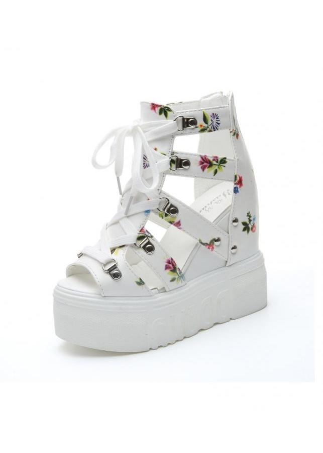 Giày Sandal đế xuồng phong cách cá tính S087T
