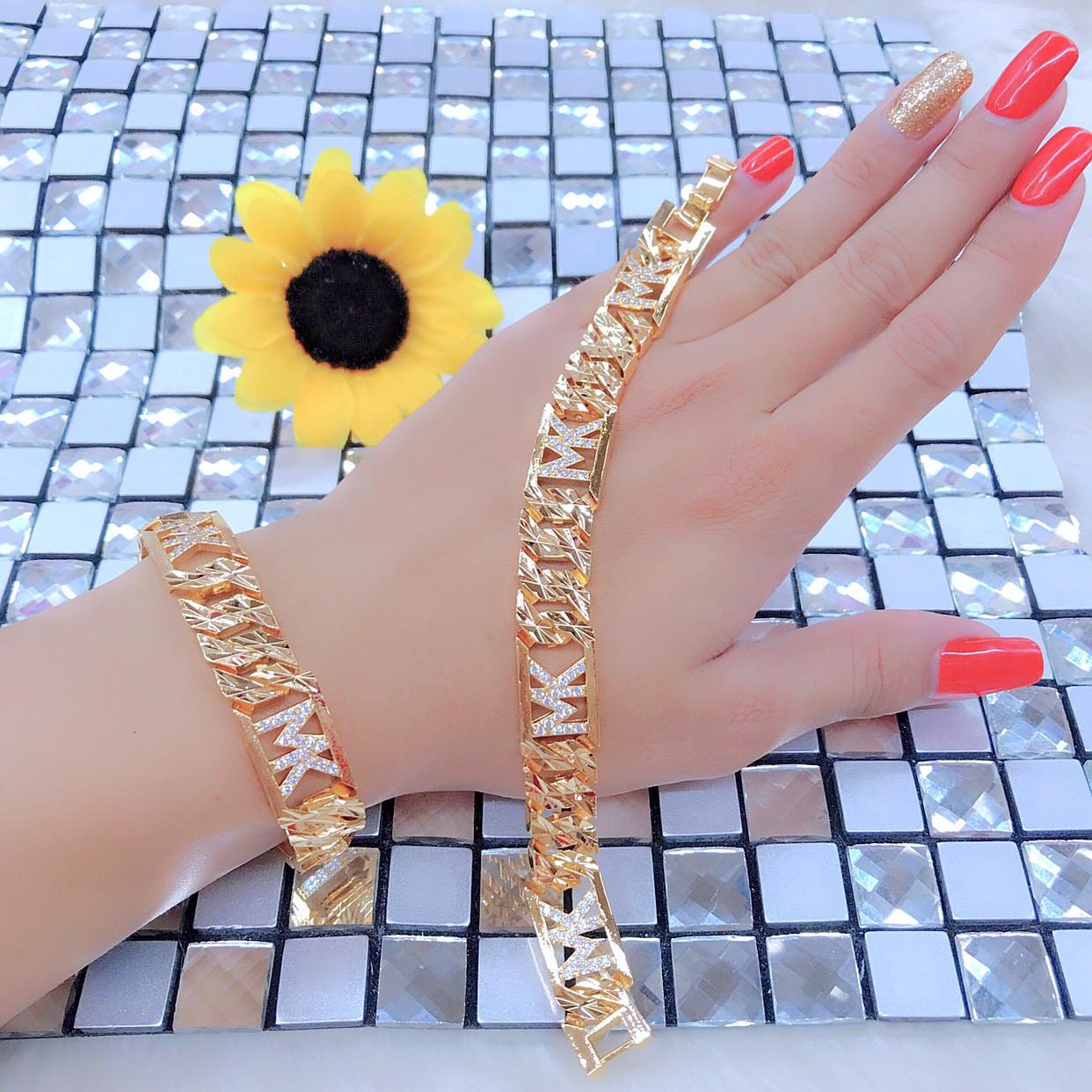 Lắc Tay Nữ Mẫu 04-1708 Mạ Vàng 24K