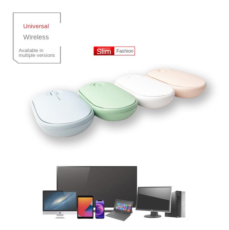 Chuột Không Dây Bluetooth Máy Tính Chế Độ Kép Chuột Game Im Lặng Sạc Chuột Với USB Mouse Thích Hợp Cho Máy Tính Laptop