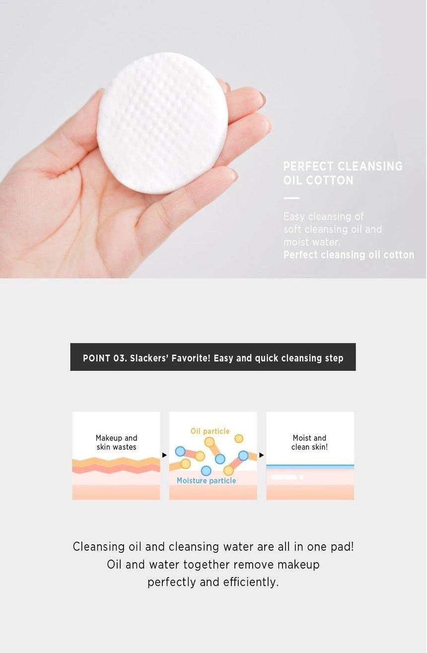 Bông Tẩy Trang Moonshot Cleansing Oil Cotton