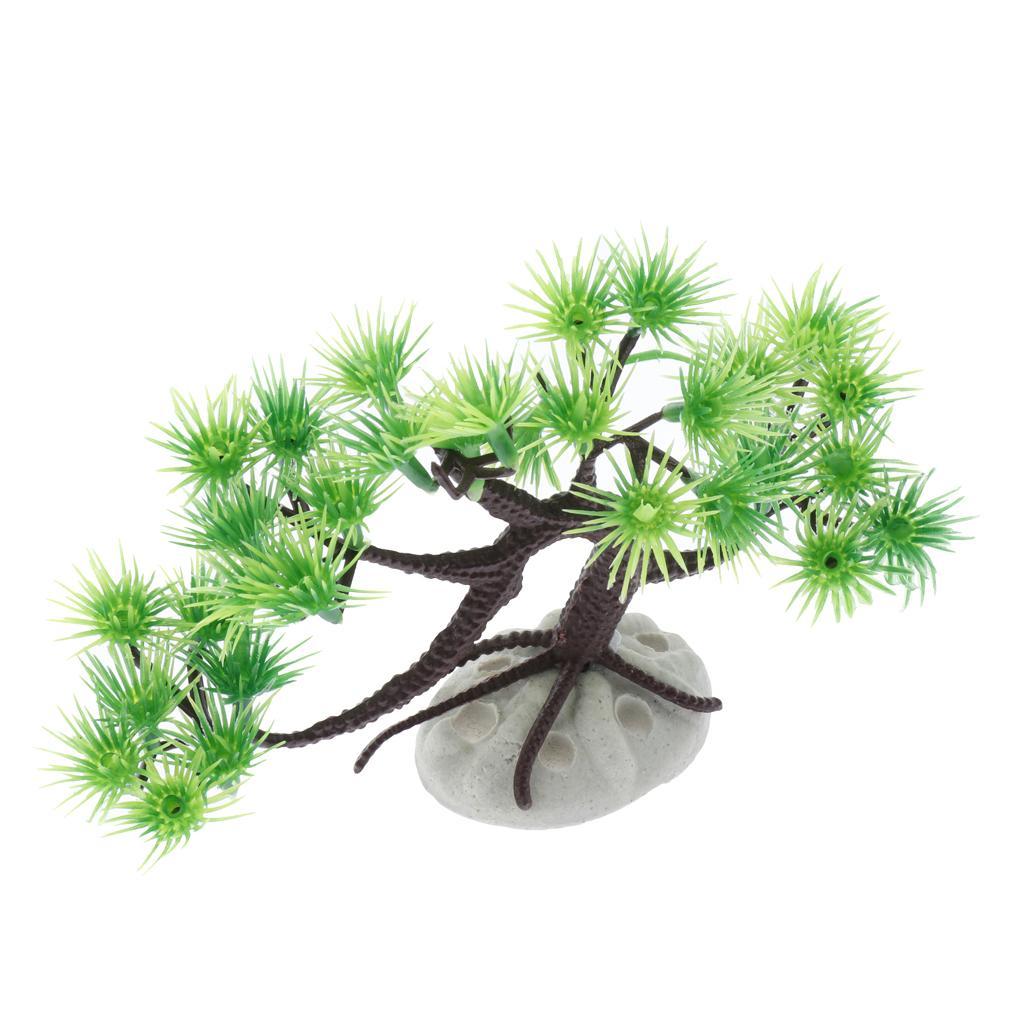 Aquarium Decor Fish Tank Decoration Ornament Artificial Plastic Plant