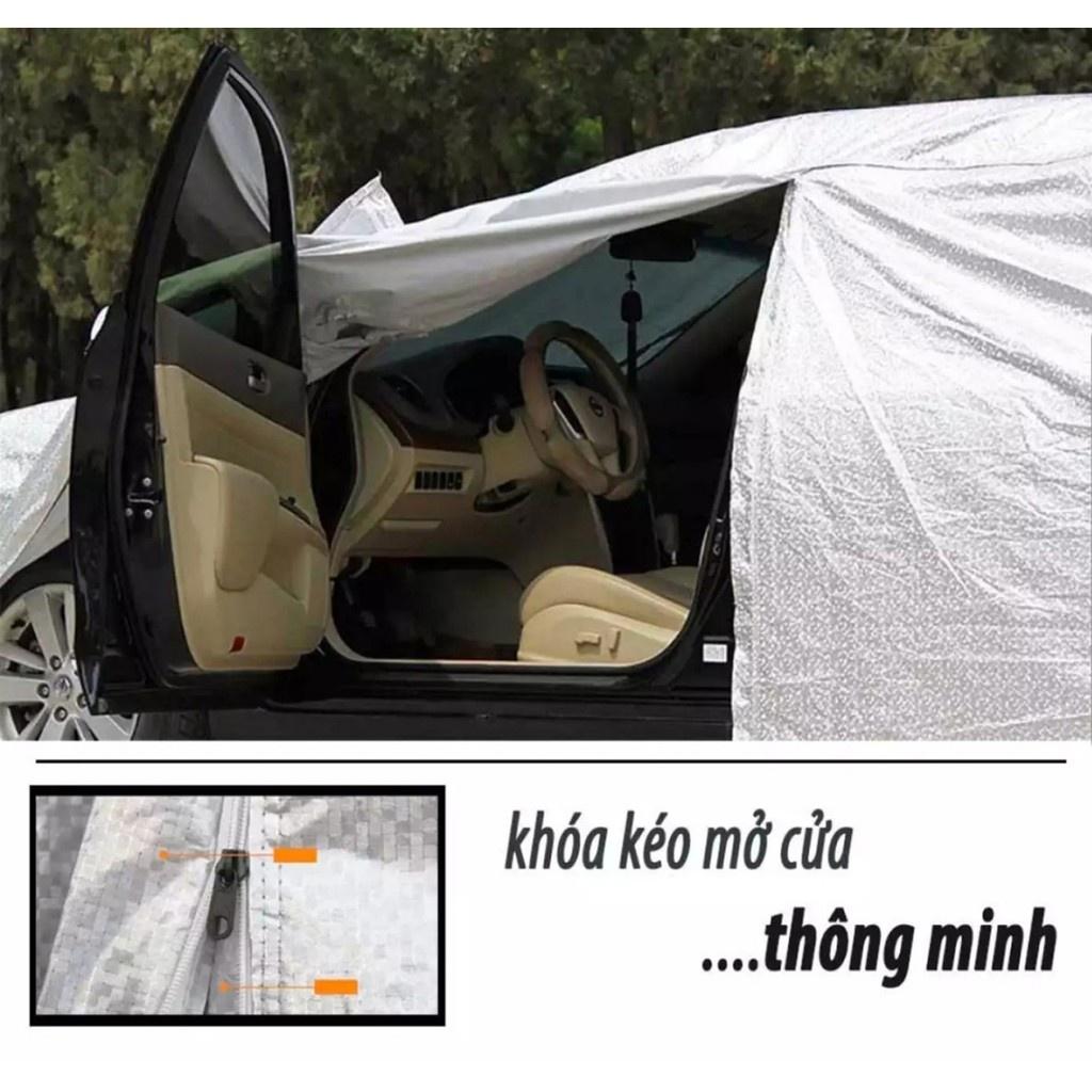 Bạt Phủ Xe Ô Tô Toyota Vios, Altis, Camry, Fortuner, Innova, Yaris, Rush, Hilux, Wigo, Land Cruiser, Cross Tráng Nhôm
