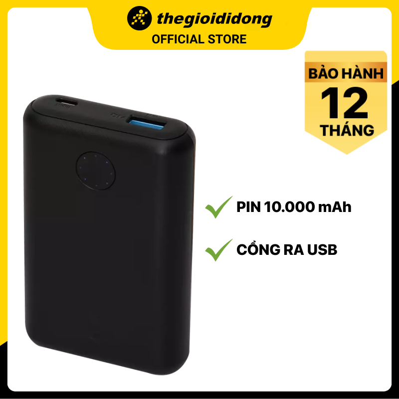 Pin sạc dự phòng 10.000 mAh PowerIQ 2.0 Anker PowerCore II A1230 - Hàng chính hãng