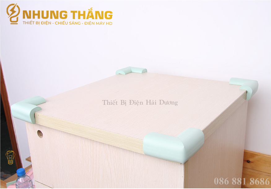 Miếng Dán Góc Bàn Bảo Vệ An Toàn Cho Bé - Bịt Góc Bàn Xốp - Bịt Góc Giường - Bọc Góc Bàn - Xốp Che Góc