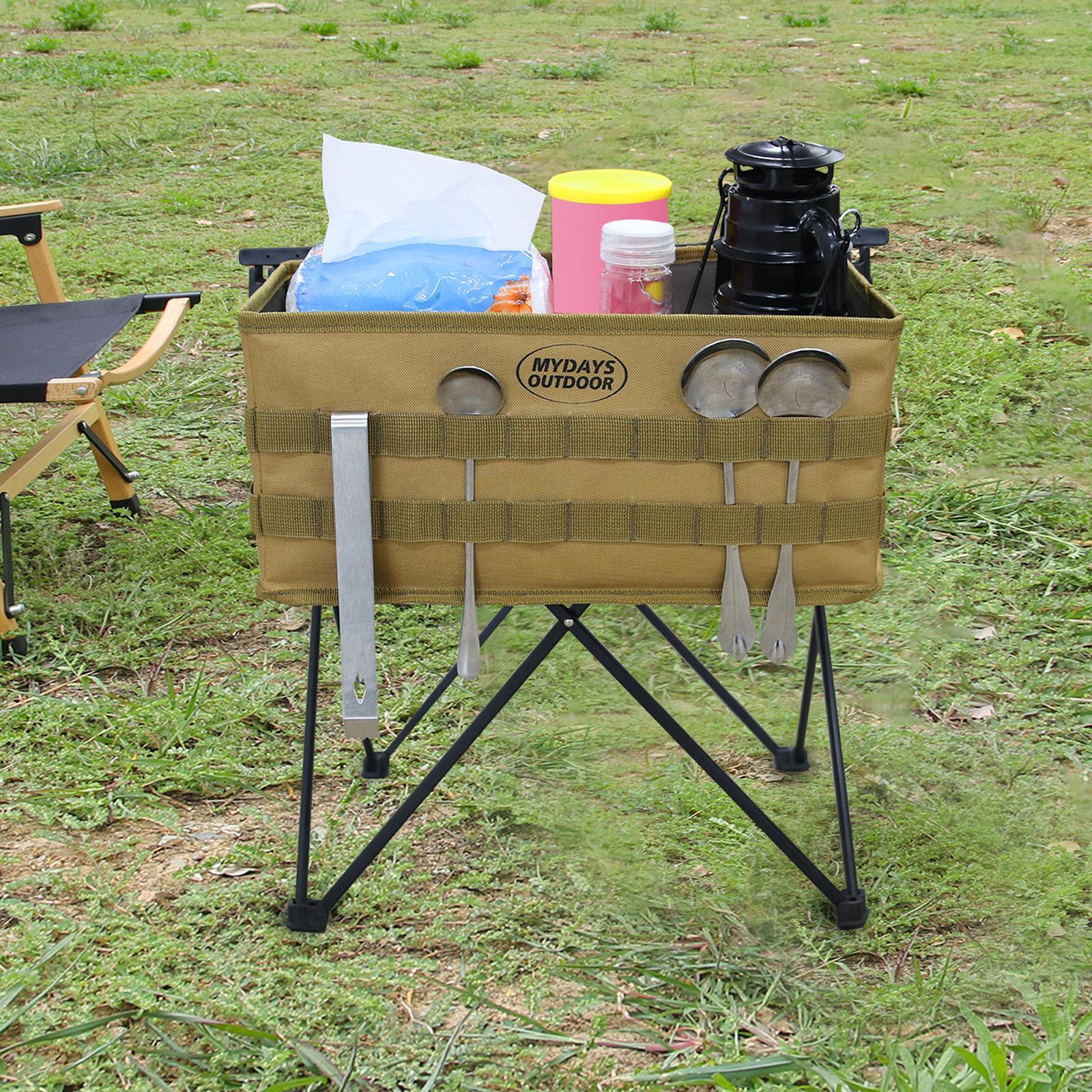 Camping Storage Bag Utility Tote Bag Cooking Utensils Organizer Container Case Storage Box for Fishing Clothes Travel Picnic Barbecue