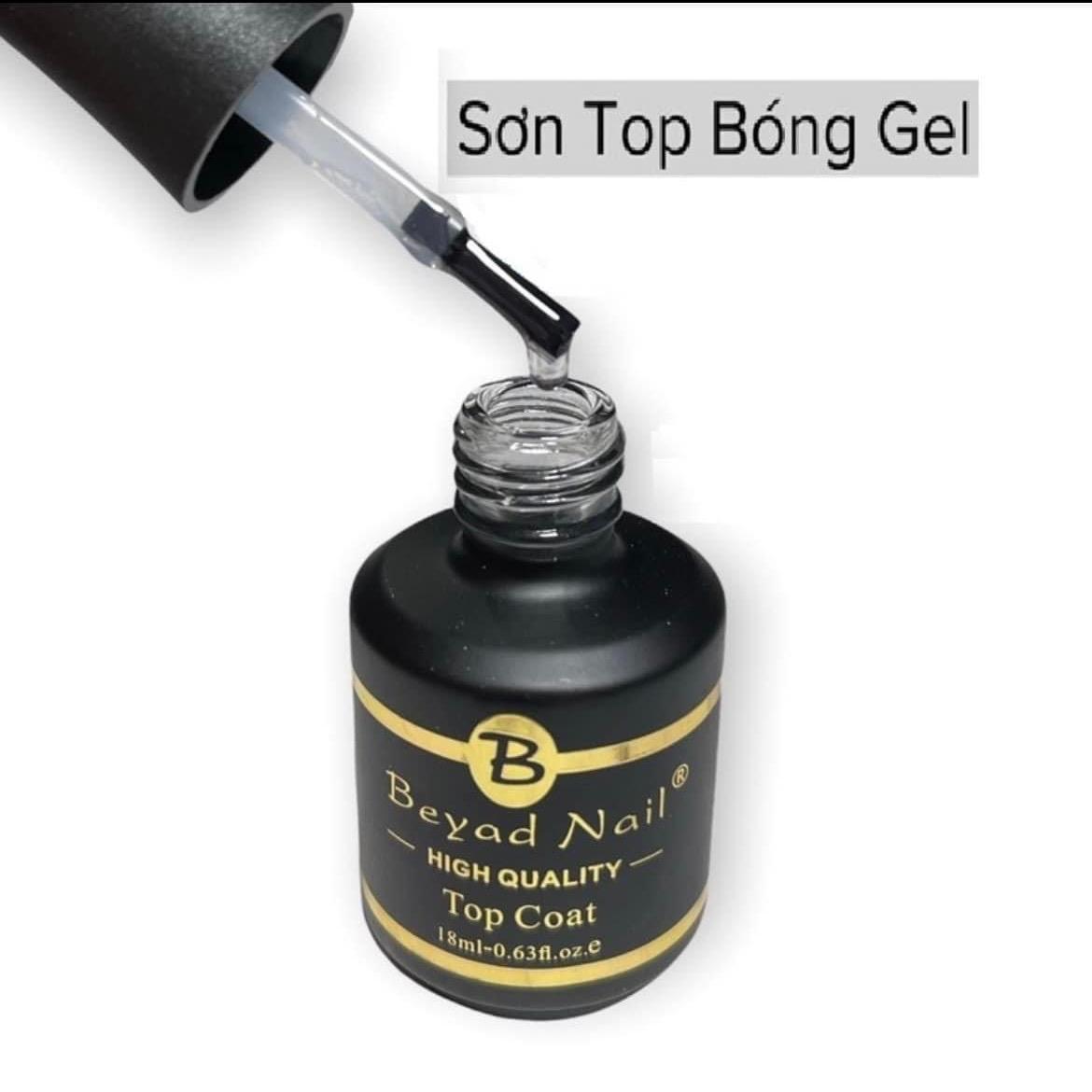 Base Top Beyad Sơn Gel Liên Kết Và Top Phủ Bóng Móng Chai 18ml Làm Nail Bền Đẹp Nữ Women