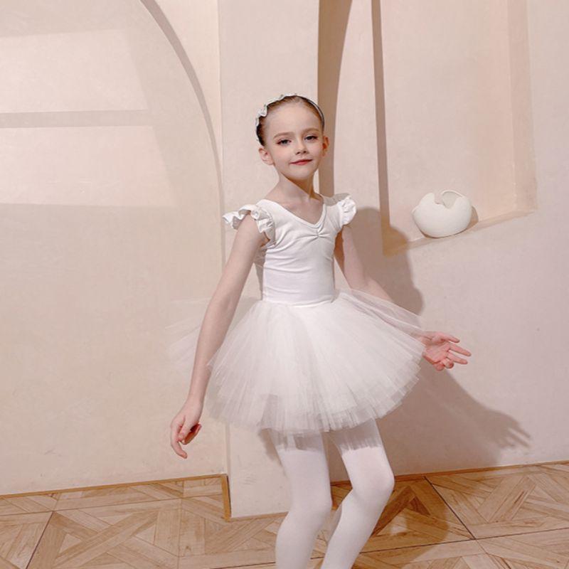 Đầm múa Váy múa ballet Trắng cho bé