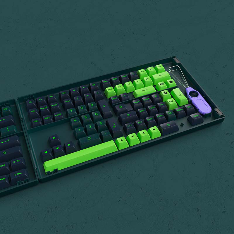 Nút Bàn Phím Cơ AKKO Keycap Set - Wave - Hàng Chính Hãng