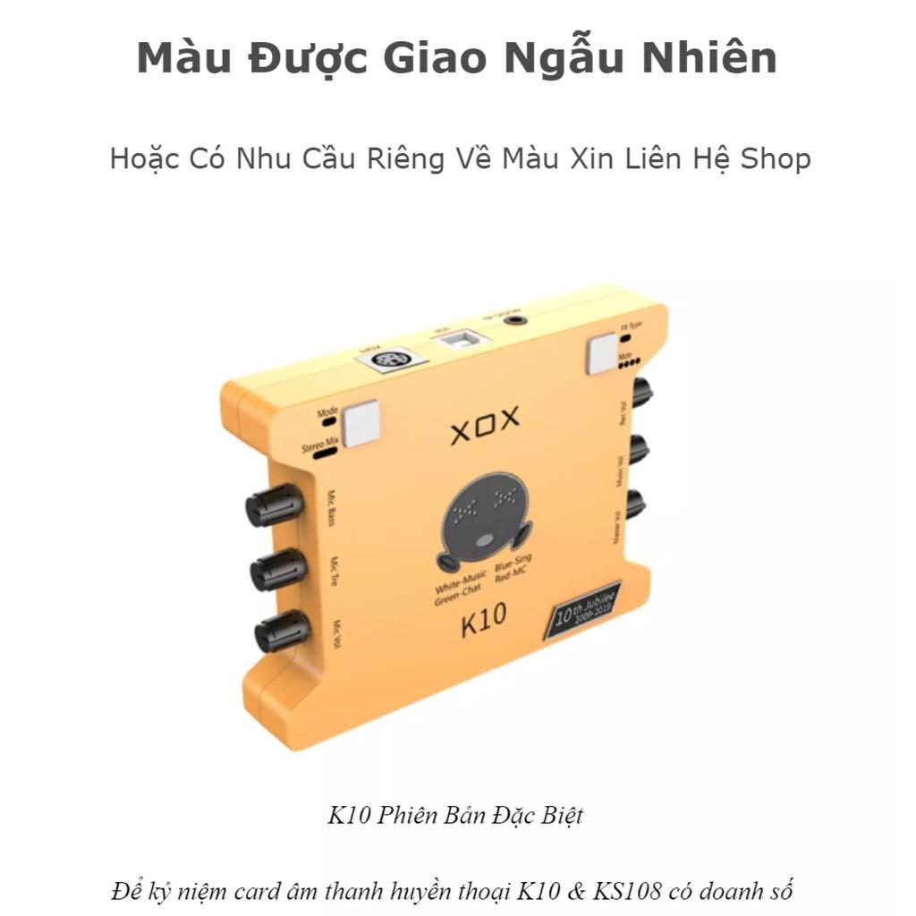 Combo thu âm livestream karaoke siêu hay soundcard K10 + Micro đa năng max 56 tặng tai nghe bảo hành 12 tháng