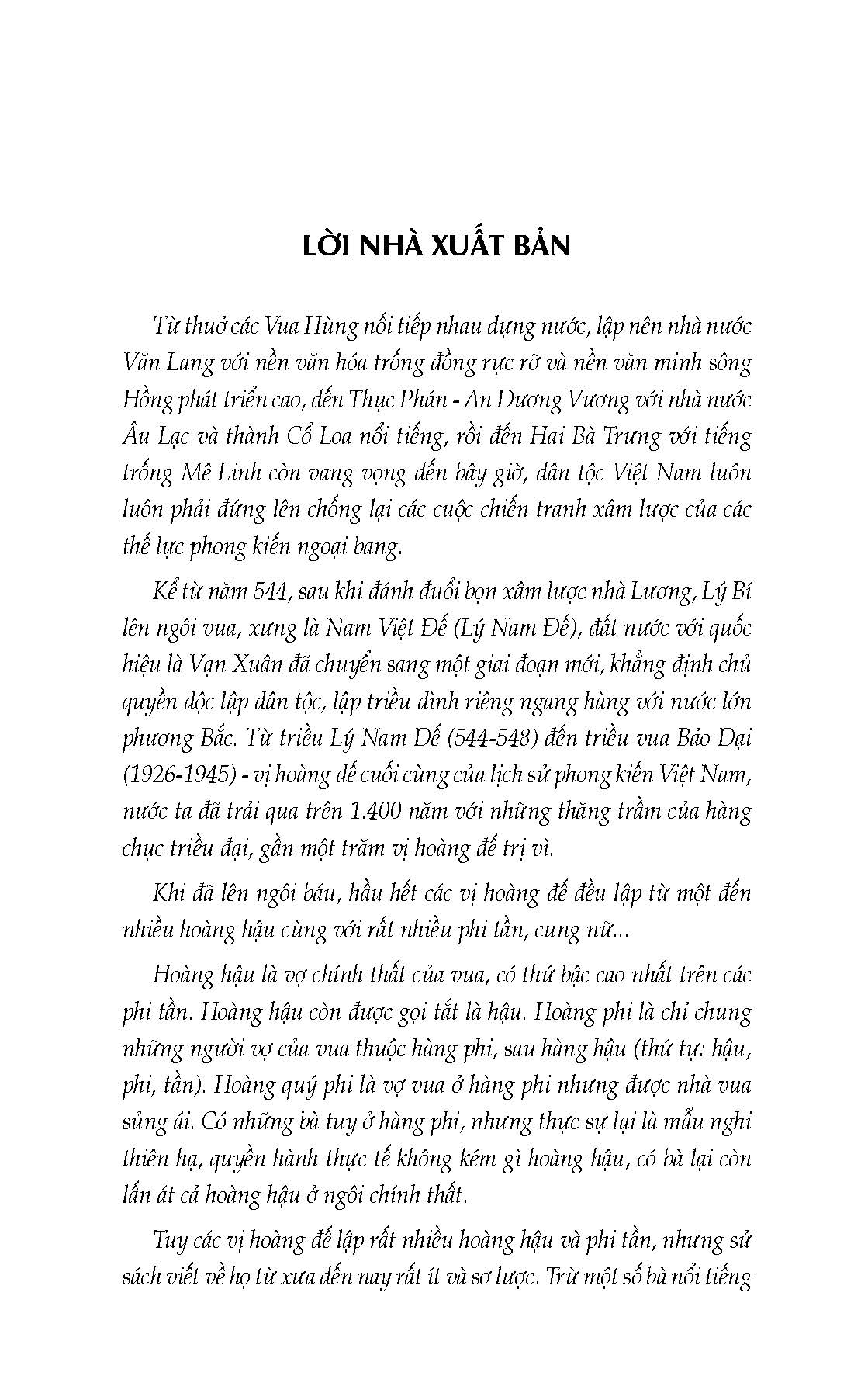 54 Vị Hoàng Hậu Việt Nam (Tb)
