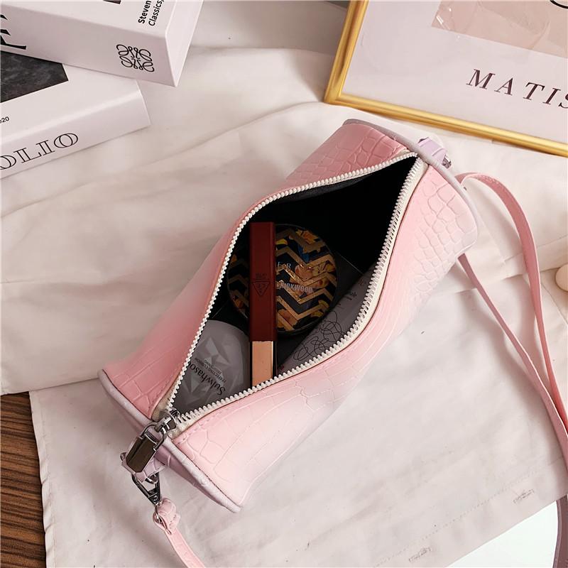 2021 Mới Cá Tính Retro Nữ Túi Đeo Vai Hình Trụ Trống Túi Nữ Túi Dung Tích Lớn Đa Năng Cầm Tay